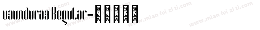 uzunduraz Regular字体转换
